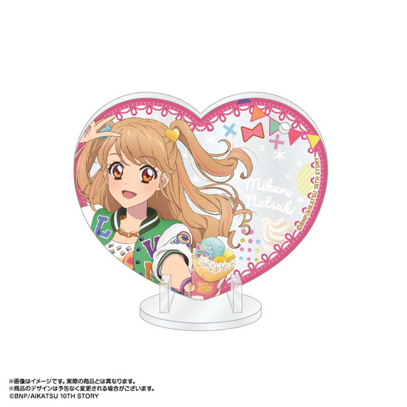【New Product】Aikatsu! Akari Generation × Marion Crepe Pikuria Acrylic Keychain & Stand Natsuki Mikuru / AmiAmi Release Date: Around May 2025