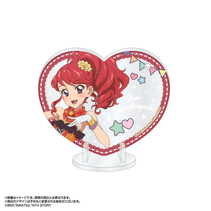 【新品】アイカツ！あかりGeneration×マリオンクレープ　ぴくりあアクキー＆スタンド　紅林珠璃 / あみあみ 發售日:2025年05月頃