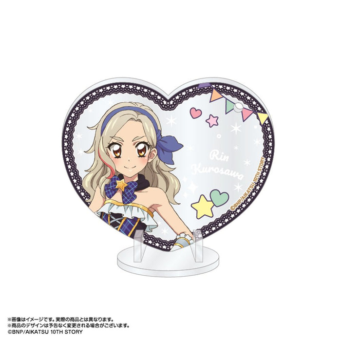 【新品】アイカツ！あかりGeneration×マリオンクレープ　ぴくりあアクキー＆スタンド　黒沢凛 / あみあみ 発売日:2025年05月頃