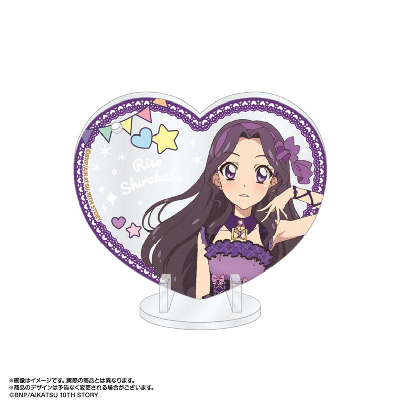 【新品】アイカツ！あかりGeneration×マリオンクレープ　ぴくりあアクキー＆スタンド　白樺リサ / あみあみ 発売日:2025年05月頃