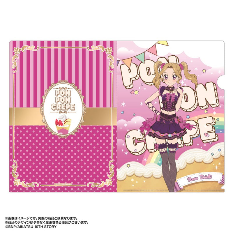 【新品】アイカツ！あかりGeneration×マリオンクレープ　A4透明文件夾套裝　大地のの＆白樺リサ / あみあみ 發售日期:2025年05月左右