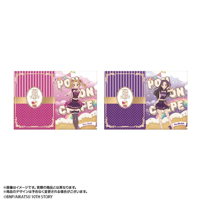 【新品】アイカツ！あかりGeneration×マリオンクレープ　A4透明文件夾套裝　大地のの＆白樺リサ / あみあみ 發售日期:2025年05月左右