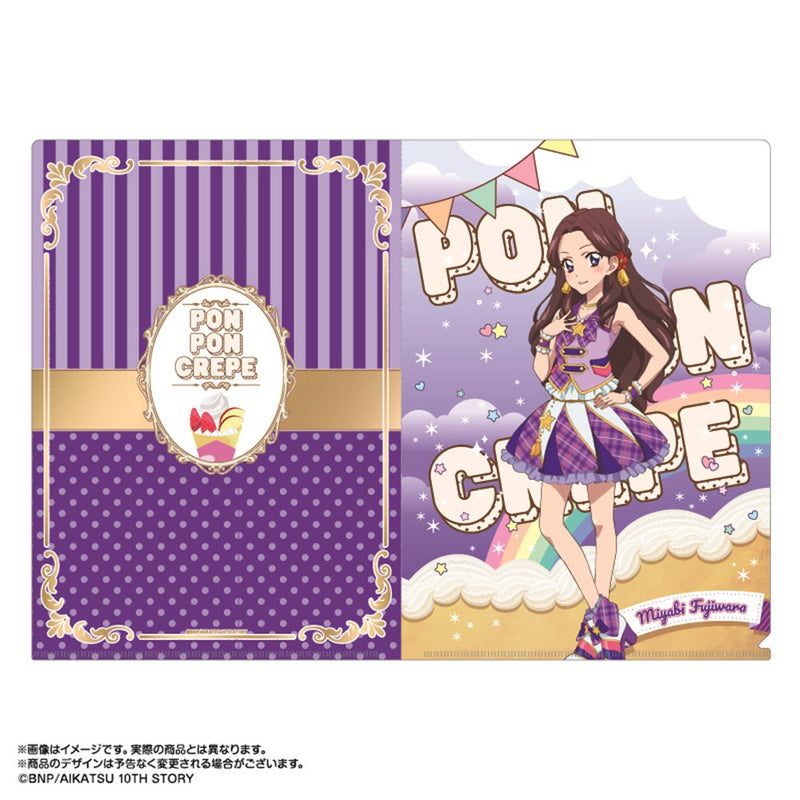 [New] 偶像活动！明里Generation×Marion Crepe A4透明文件夹套装 藤原宫美＆栗栖心音 / amiami 发售日:2025年05月前后