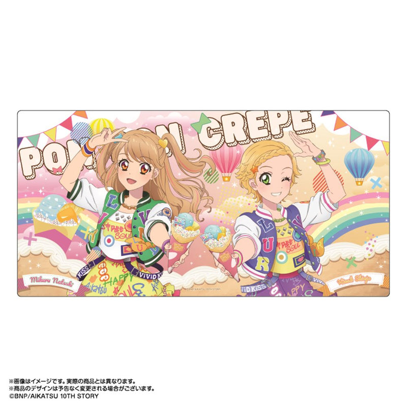 【新品】アイカツ！あかりGeneration×マリオンクレープ　全新繪製桌墊　新條日向＆夏樹未來 / あみあみ 發售日:2025年05月左右