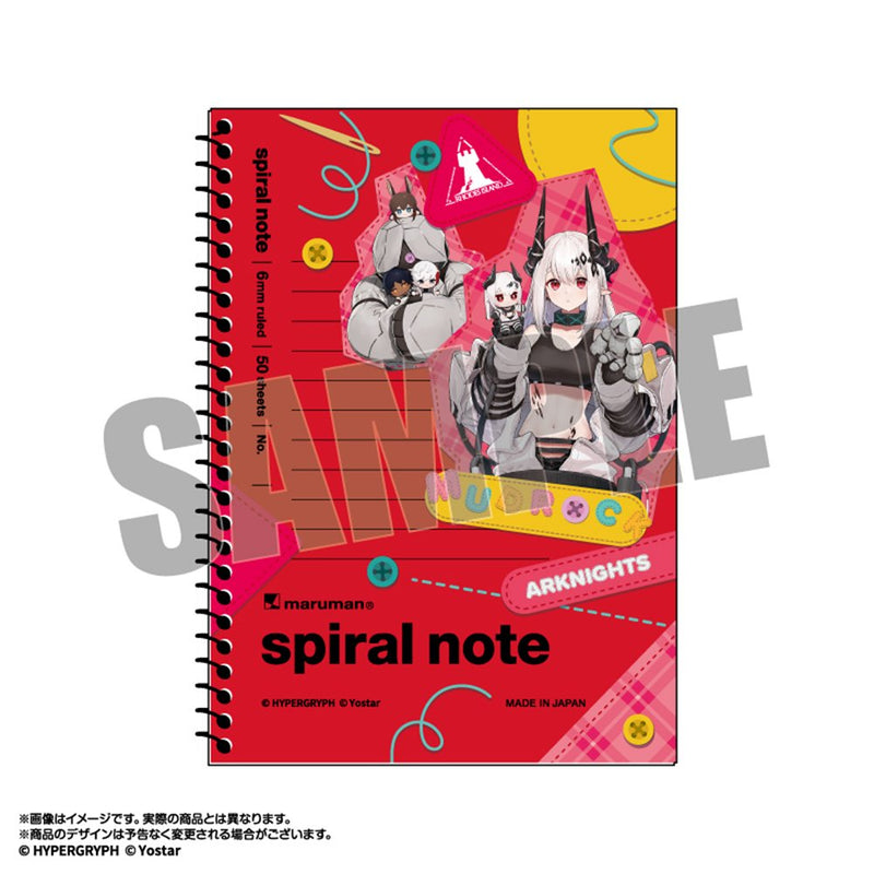 【新品】アークナイツ オペぬい　描き起こしスパイラルノート　マドロック / あみあみ 発売日:2026年03月頃