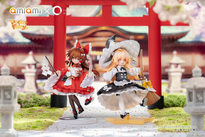 【新品】東方Project Reverse 手のひら精霊 博麗霊夢＆霧雨魔理沙 完成品フィギュア / あみあみ×Reverse Studio 発売日:2027年11月頃