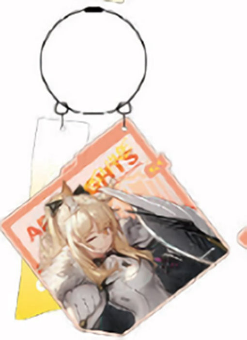 [Imported item] Arknights Collaboration Cafe Tea Party Promise Double-Sided Acrylic Keychain Blemi Shine / IPSTAR Shiotoyoshi Ball