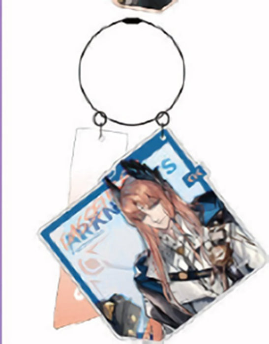 [Imported item] Arknights Collaboration Cafe Tea Party Promise Double-Sided Acrylic Keychain Passenger / IPSTAR Shiotoyoshi Ball