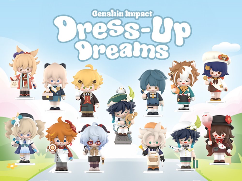 新品】POPMART 原神 ドレスアップ ドリーム ちびシリーズ 1BOX