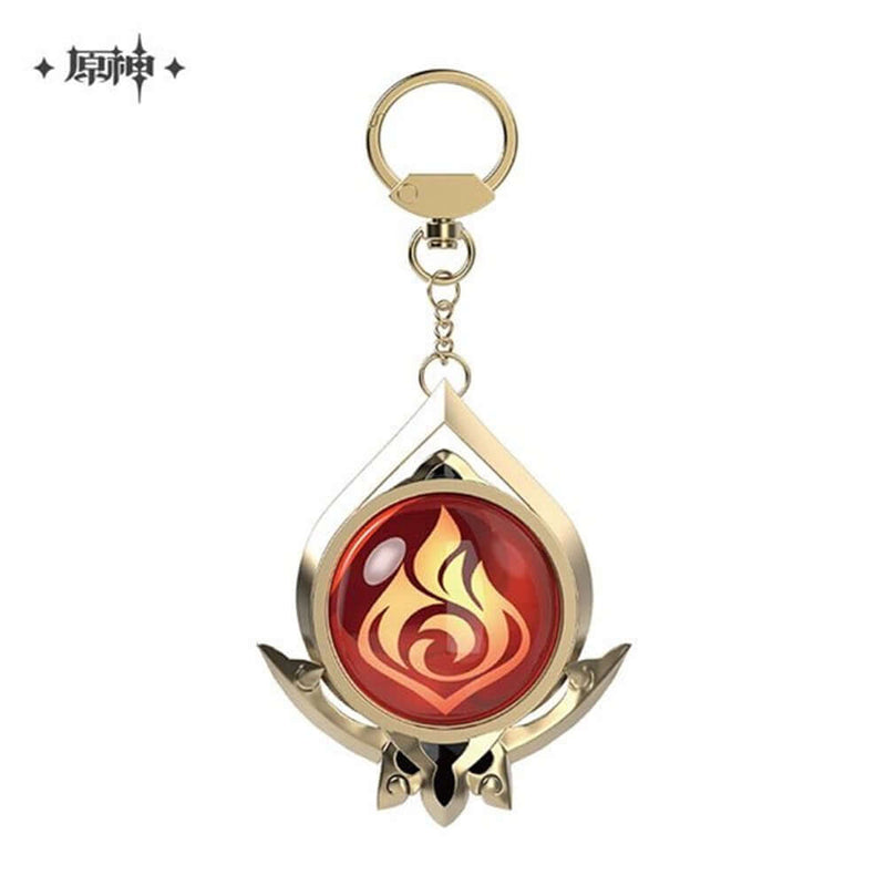 【新品】原神 神の目アクリルストラップ スメール 炎元素 / miHoYo 発売日:2024年12月31日