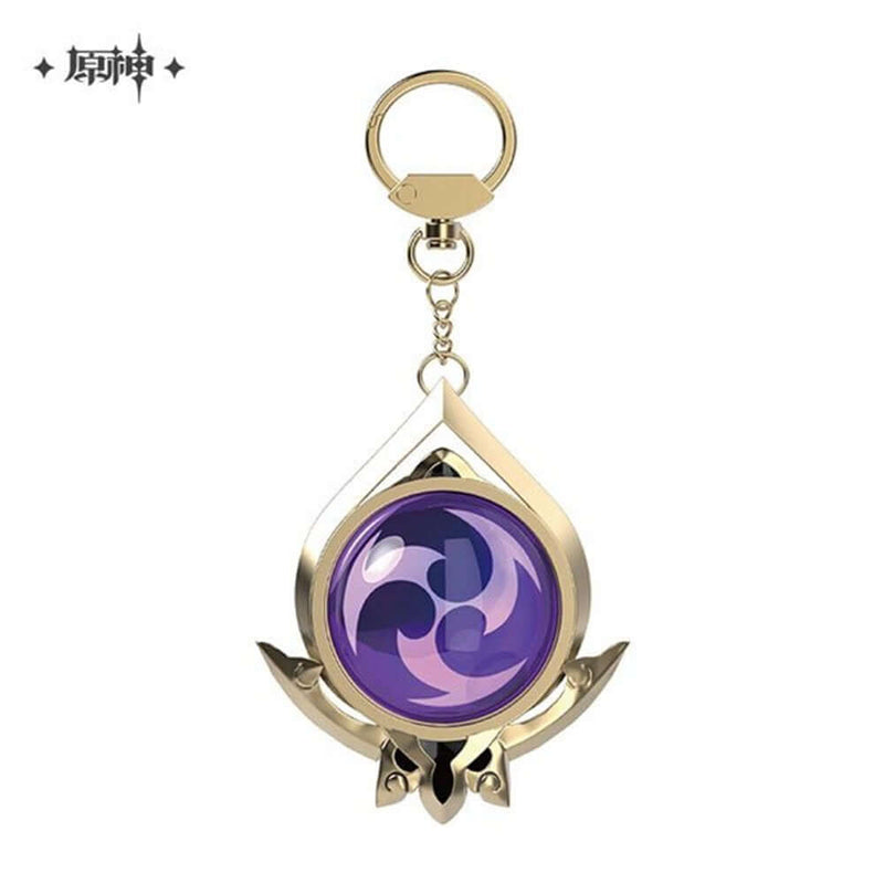 【新品】原神 神の目アクリルストラップ スメール 雷元素 / miHoYo 発売日:2024年12月31日