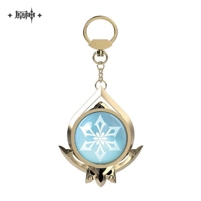 【新品】原神 神の目アクリルストラップ スメール 氷元素 / miHoYo 発売日:2024年12月31日