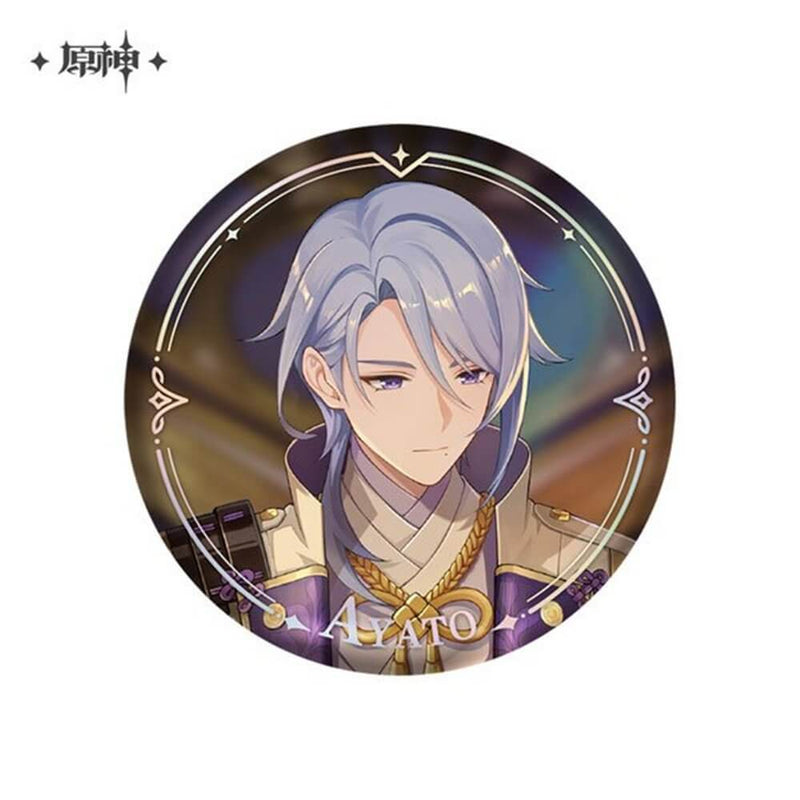 New Product: Genshin Impact Character PV Series Can Badge - Ayato Kamisato / miHoYo Release Date: December 31, 2024