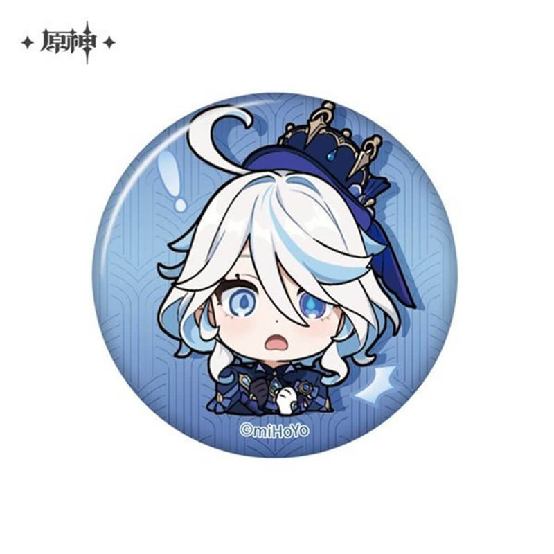 【新品】原神 デフォルメスタンプシリーズ キャラ缶バッジ フォンテーヌ廷 フリーナ / miHoYo 発売日:2024年12月31日
