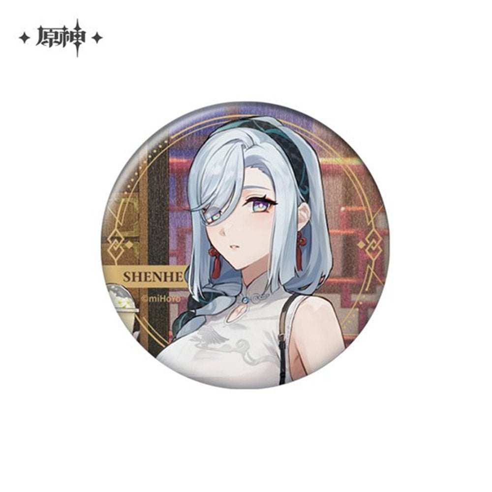 【原神】申鶴 缶バッジ 新品】原神 心有所喜シリーズ キャラ缶バッジ 申鶴 / miHoYo 発売日