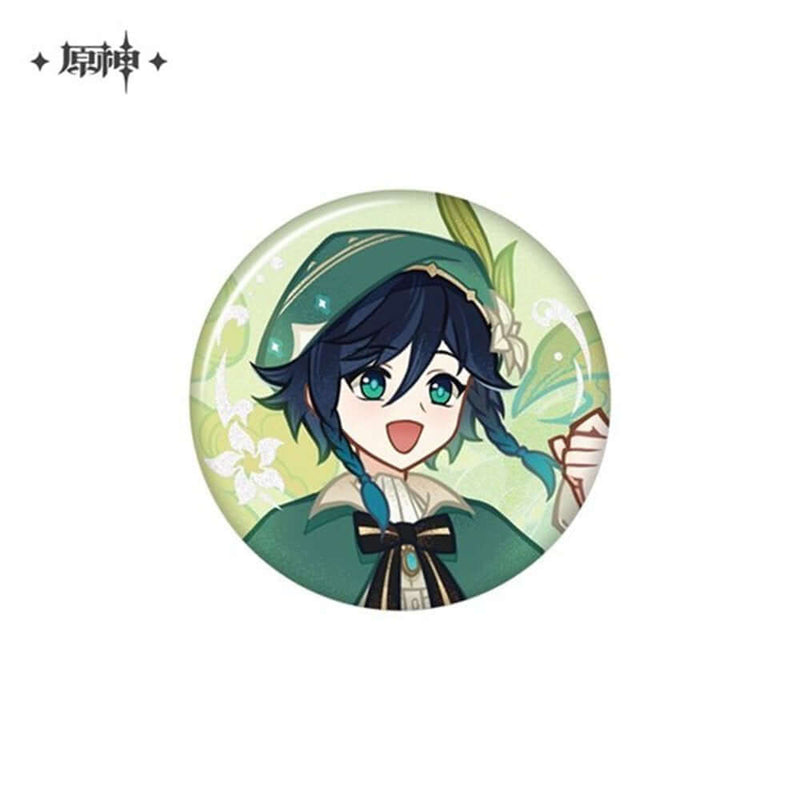 【新品】原神 流れゆく水に詩を紡いでシリーズ 缶バッジ ウェンティ / miHoYo 発売日:2024年12月31日