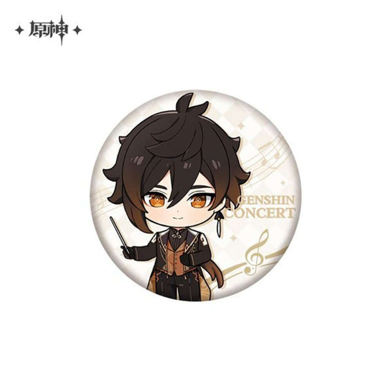 【新品】原神 塵世華章系列 迷你角色圓形徽章 鍾離 / miHoYo 發售日:2024年12月31日