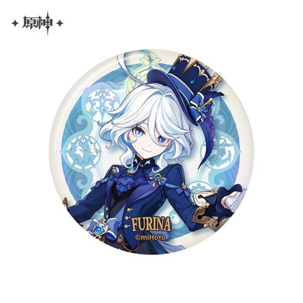新品】原神 キャラ缶バッジ フォンテーヌ廷 フリーナ 荒 / miHoYo 発売
