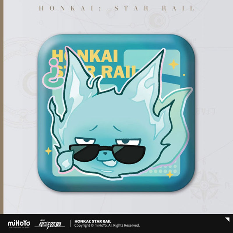 [New] Honkai: Star Rail Pam's Exhibition Hall Series Square Can Badge Tail / miHoYo Release Date: Around October 2025