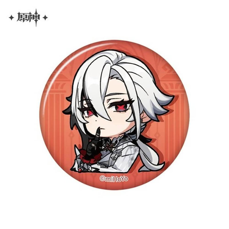 [New] Genshin Impact Chibi Character Stamp Series Character Can Badge Arlecchino / miHoYo Release Date: December 31, 2024