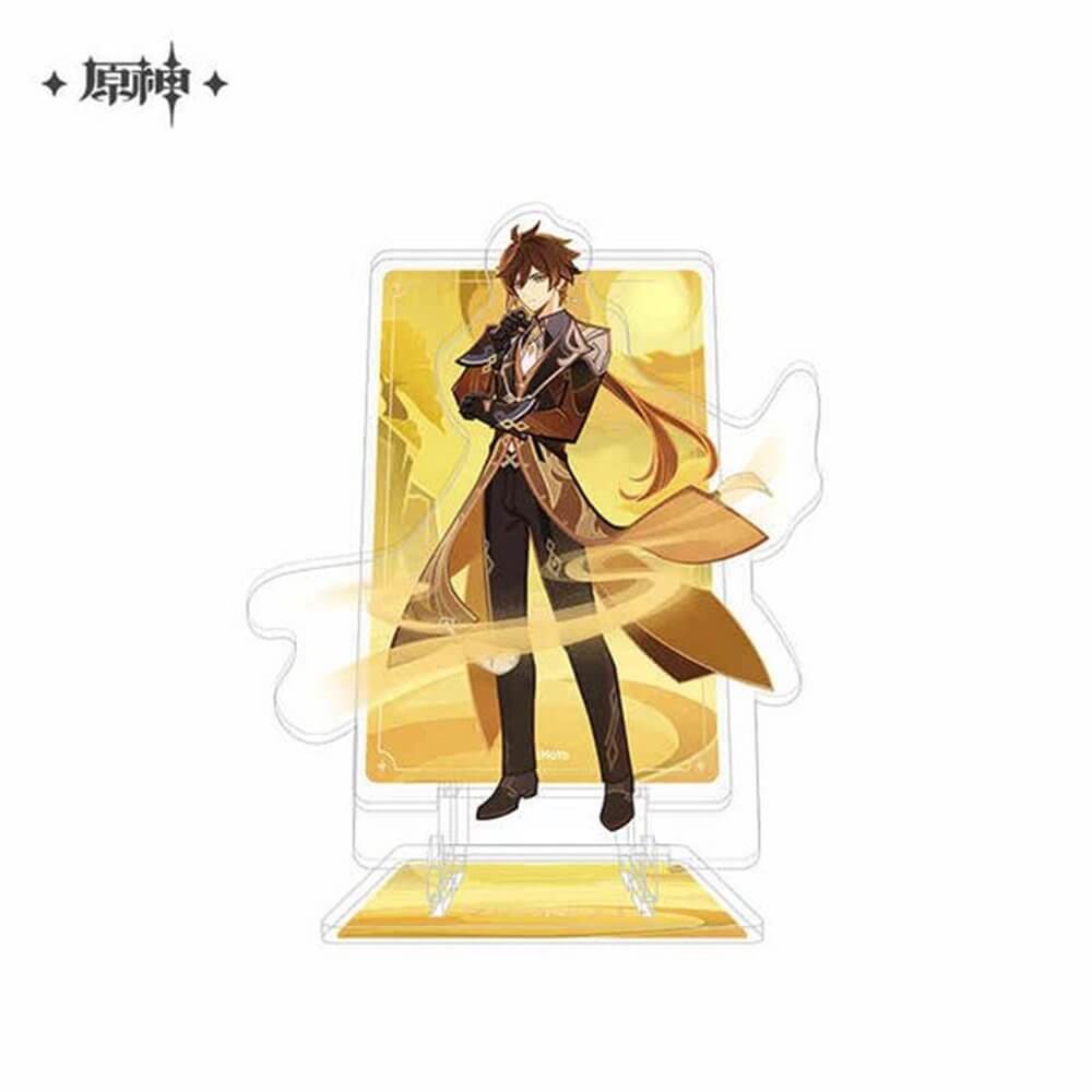新品】原神 七聖召喚大会シリーズ キャラアクリルスマホスタンド 鍾離