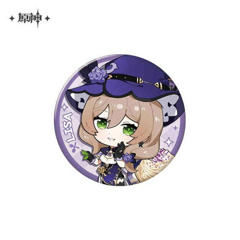 【新品】原神 美味しいパーティーシリーズキャラ缶バッジ リサ / miHoYo 発売日:2024年12月31日