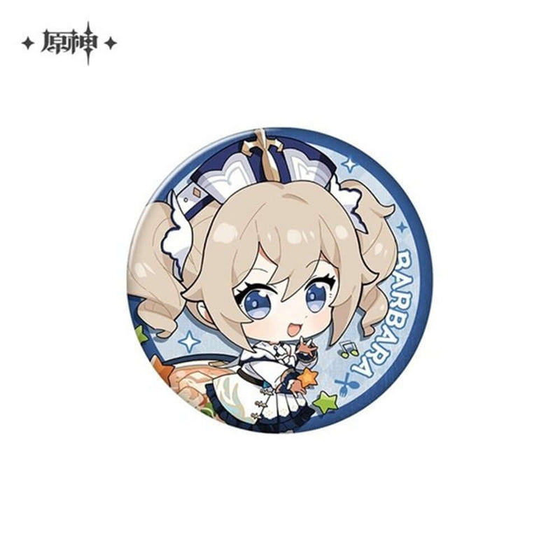 【新品】原神 美味しいパーティーシリーズキャラ缶バッジ バーバラ / miHoYo 発売日:2024年12月31日