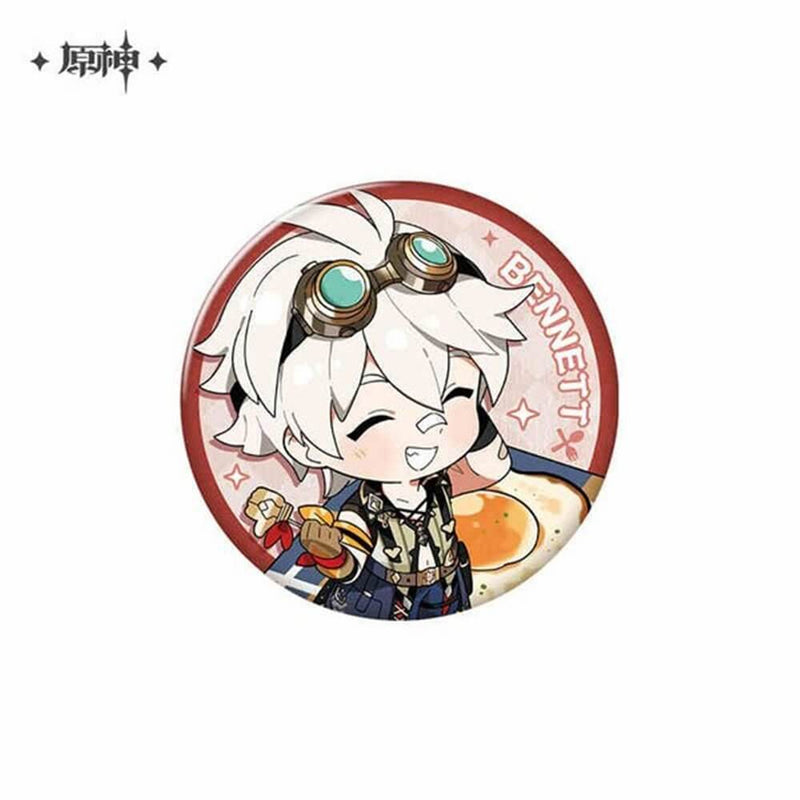 【新品】原神 美味しいパーティーシリーズキャラ缶バッジ ベネット / miHoYo 発売日:2024年12月31日