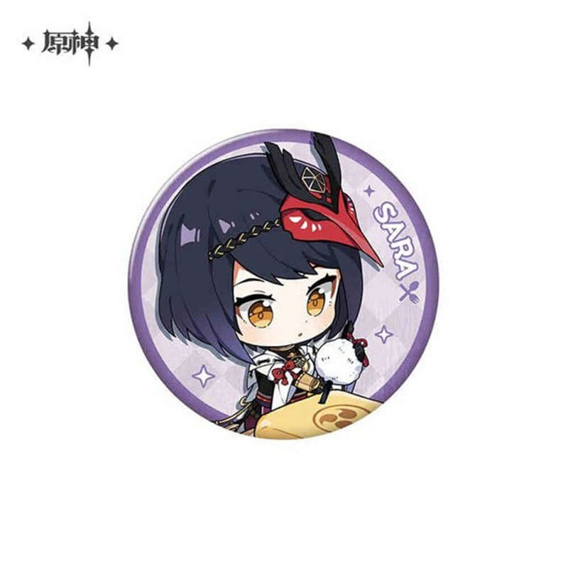 【新品】原神 美味しいパーティーシリーズキャラ缶バッジ 九条裟羅 / miHoYo 発売日:2024年12月31日