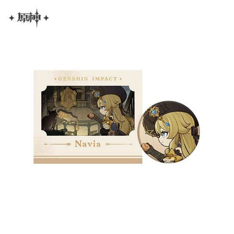 New Product: Genshin Impact Clean-Up Operation Series (Chinese Version) Character Can Badge & Clear Card Set - Navia / miHoYo Release Date: December 31, 2024