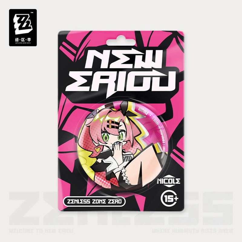 【新品】ゼンレスゾーンゼロ ミニキャラ缶バッチ-ニコ- / miHoYo