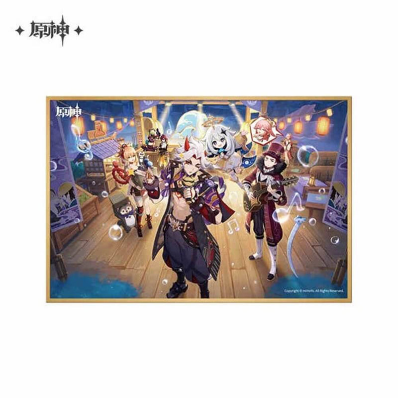 New Product: Genshin Impact Color Paper - Flame Reaching the Dual Realms, Dying Red Night / miHoYo Release Date: December 31, 2024