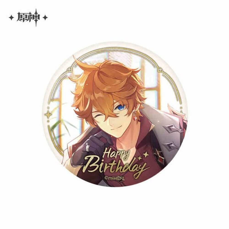 New Product: Genshin Impact Fate Day Series Character Can Badge Tartaglia (2022 Ver.) / miHoYo Release Date: December 31, 2024