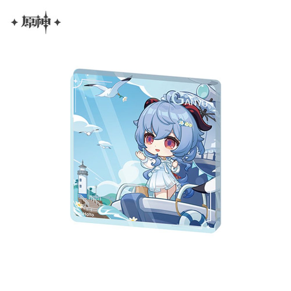 新品】原神 まったり漫遊シリーズ デフォルメアクリルブロック 甘雨