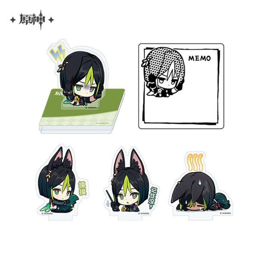 新品】原神 デフォルメスタンプシリーズ カレンダースタンプスタンド