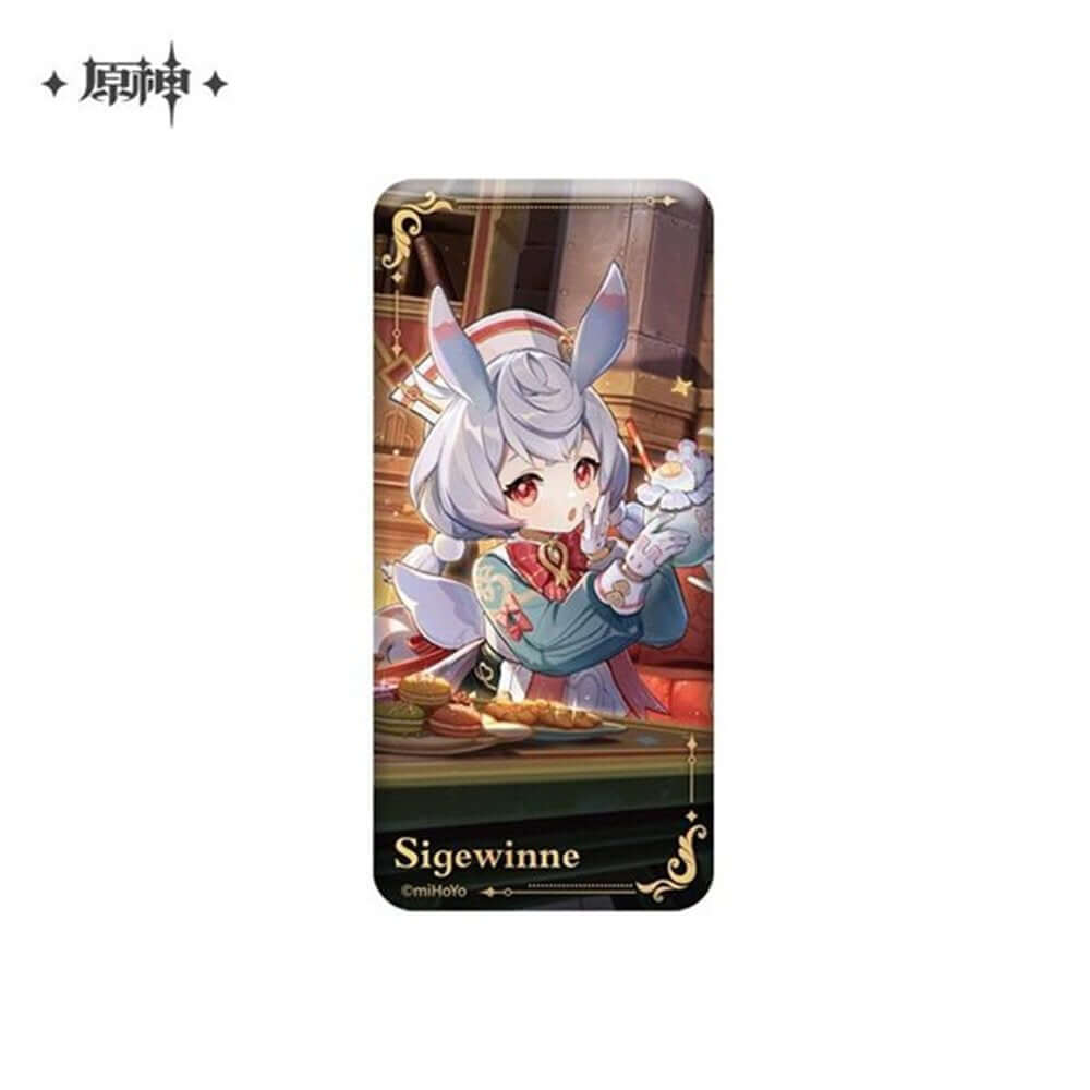新品】原神 スクエア缶バッジ シグウィン / miHoYo 発売日:2024年12月