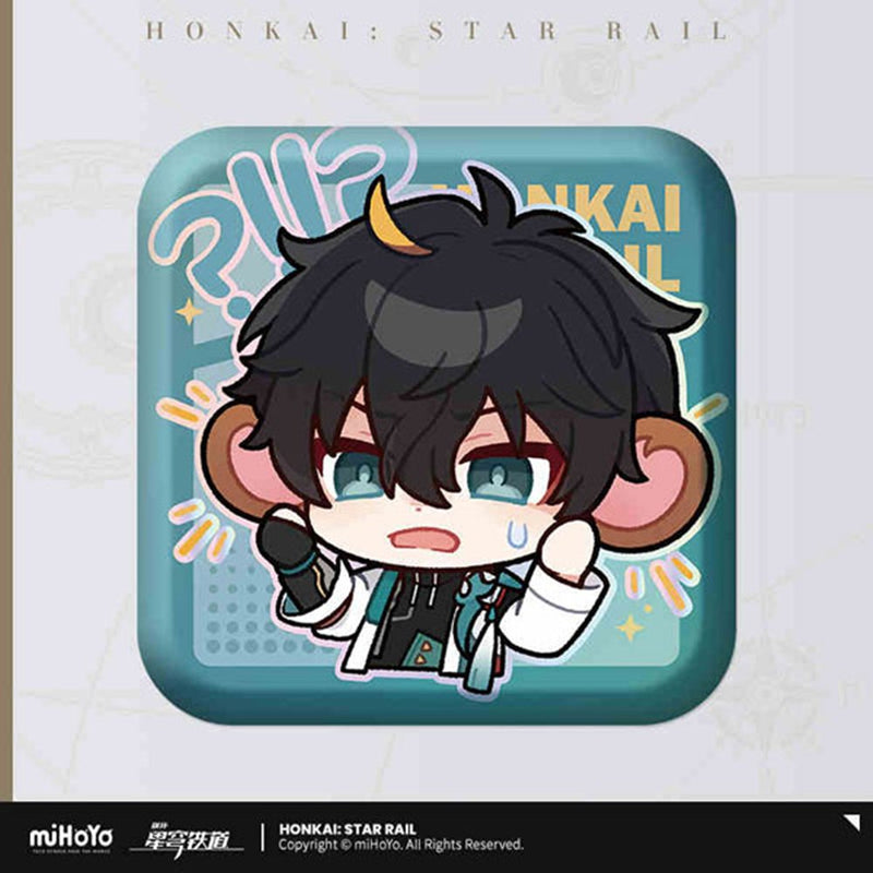 【新品】崩壊：スターレイル パムの展示館シリーズ スクエア缶バッジ 丹恒B/miHoYo 発売日:2025年10月頃