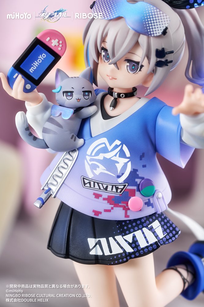 [New] RIBOSE RISE UP+ Honkai: Star Rail Chibineko Series Figure Silver Wolf Ver. Non-scale Figure / RIBOSE (Kakutou Culture) Release Date: Around December 2025