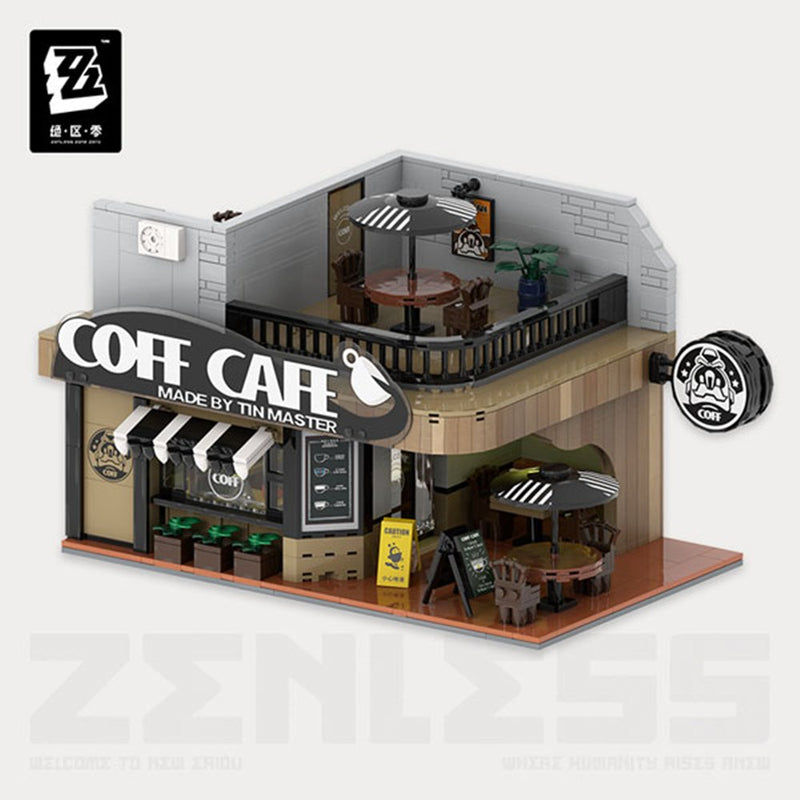 【新品】ゼンレスゾーンゼロ 六分街シリーズ 組み立て式ブロック COFF CAFE/miHoYo 発売日:2025年10月頃