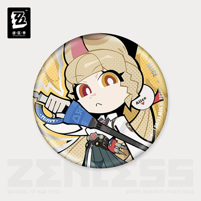 [New] Zenless Zone Zero 艾莉都系列徽章 怪啖屋 愛麗絲 / miHoYo 發售日:2025年09月月前後