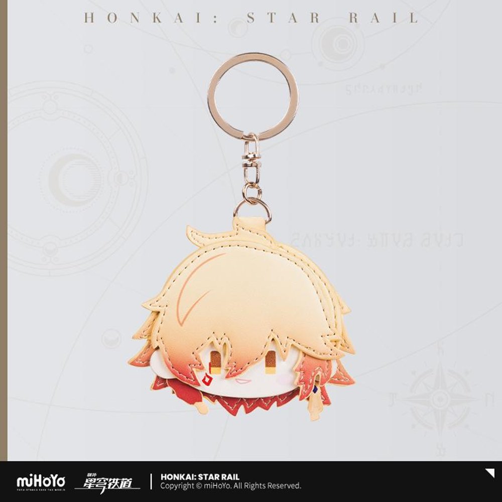 新品】崩壊：スターレイル 大きなお顔シリーズ PUレザーキーホルダー