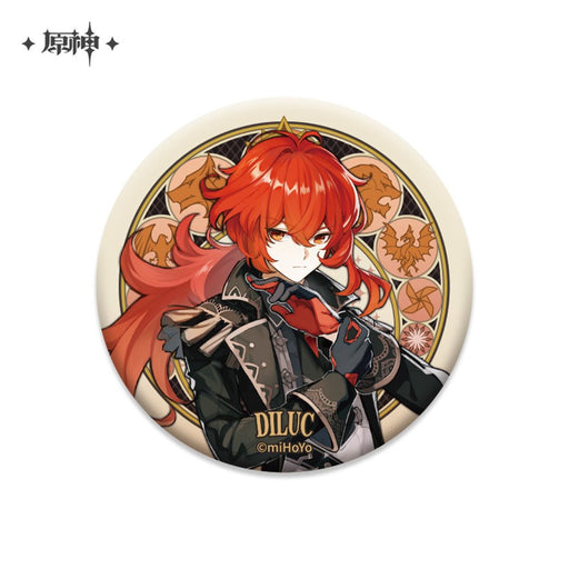 【新品】原神 モンド城シリーズ キャラ缶バッジ ディルック / miHoYo