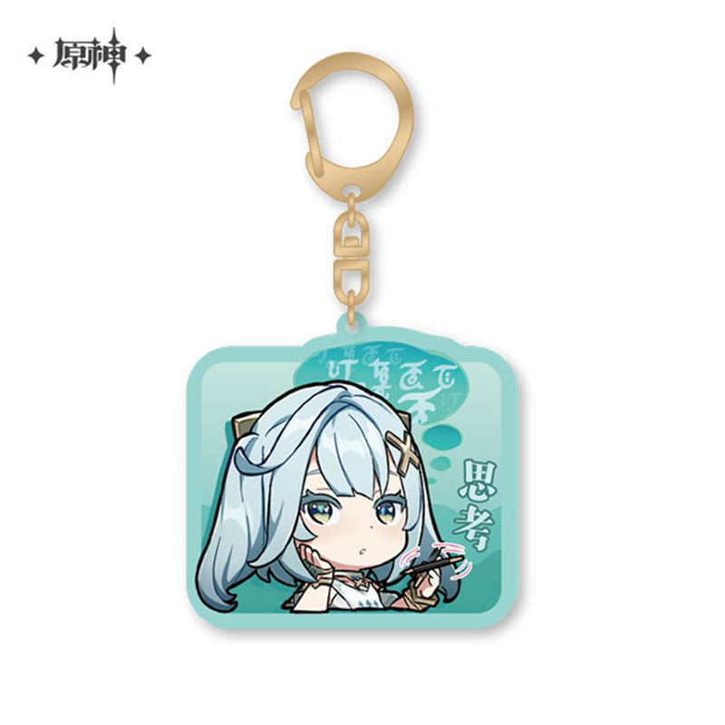[New] Genshin Impact Deformed Stamp Series Acrylic Strap Falzan / miHoYo