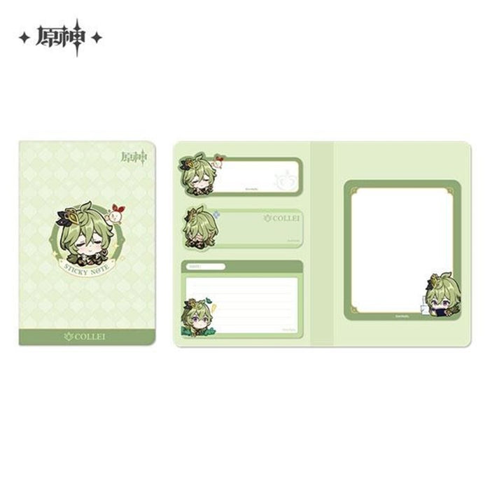 [Imported goods] Hara Shen Deformed Stamp Series Sticky Notes Set Kolei / miHoYo