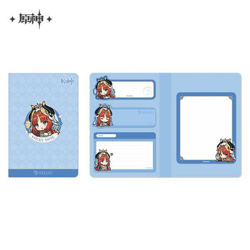 [New] Genshin Impact Deformed Stamp Series Sticky Note Set Nilou / miHoYo