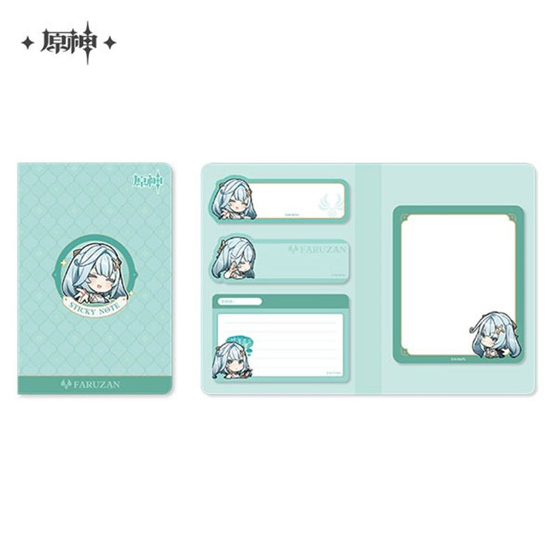 [New] Genshin Impact Deformed Stamp Series Sticky Note Set Faruzan / miHoYo