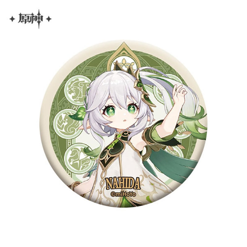 [New] Genshin Impact Sumeru City Series Character Can Badge Nahida / miHoYo