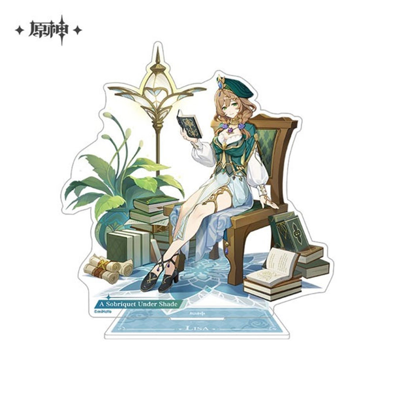 【新品】原神 テイワットスタイルシリーズ アクリルスタンド 「葉に隠れし芳名」 リサ / mihoyo