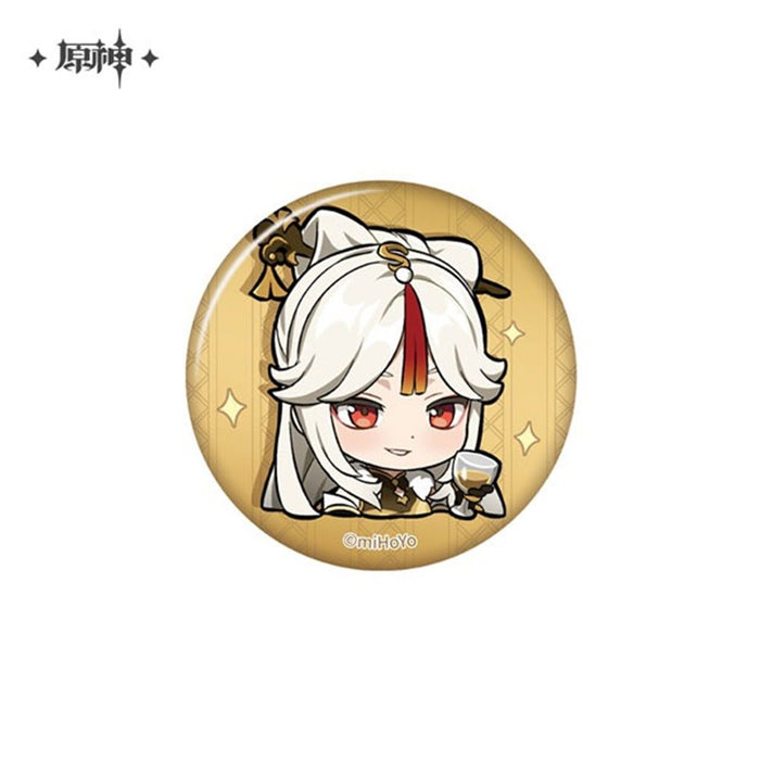 [Imported goods] HaraGami Deformed stamp series badges Kukou / miHoYo