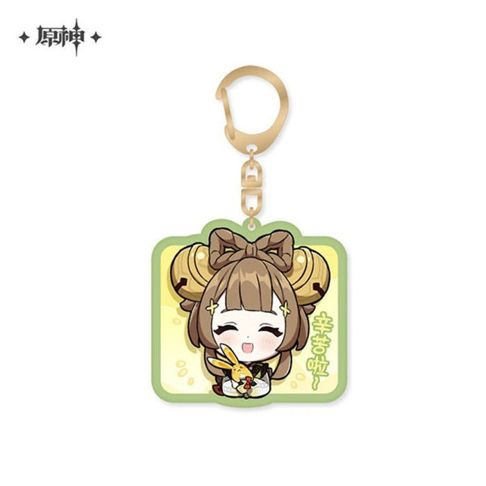 [Imported goods] Hara Shen Deformed Stamp Series Acrylic Strap YoYo / miHoYo